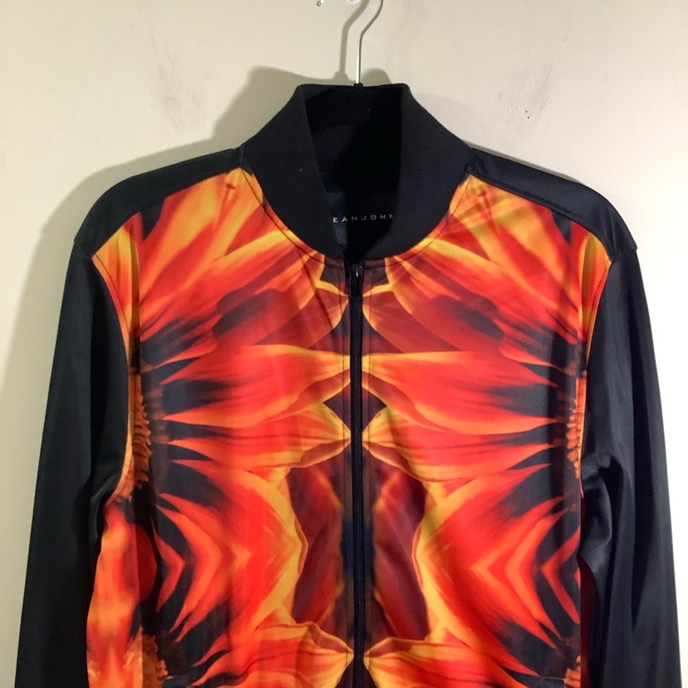 Sean John Jersey Knit Zip Up Jacket - Picture 2 of 7